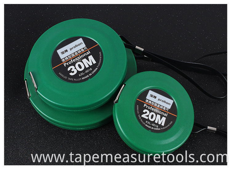 Good quality Tape measure, round steel rulers,5/10/15/20/30 Meter, round disc ruler